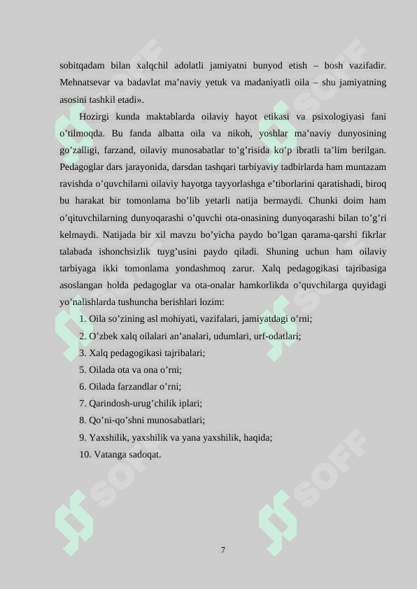 BOLA TARBIYASIDA MAHALLA VA MAKTAB RO‘LI 6