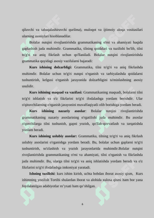 Bolalar nutqini rivojlantirishda grammatikaning oʻrni va ahamiyati 6
