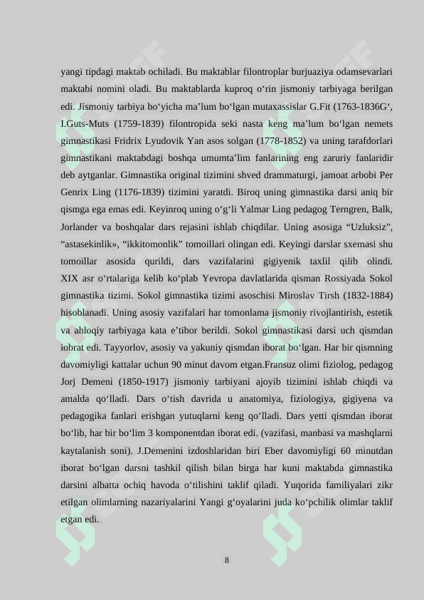 JISMONIY TARBIYA DARSIDA O'QUVCHILAR FAOLIYATINI TASHKIL ETISH USULLARI 8