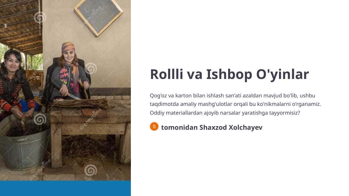 Rollli va Ishbop O'yinlar 1