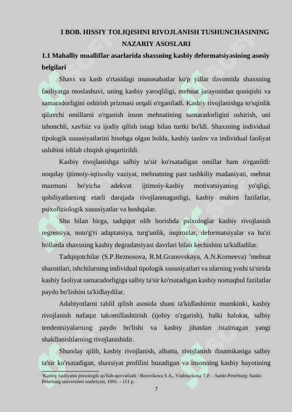 Kasbiy faoliyatda hissiy toliqishni oldini olishni psixoprofilaktik asoslari 6