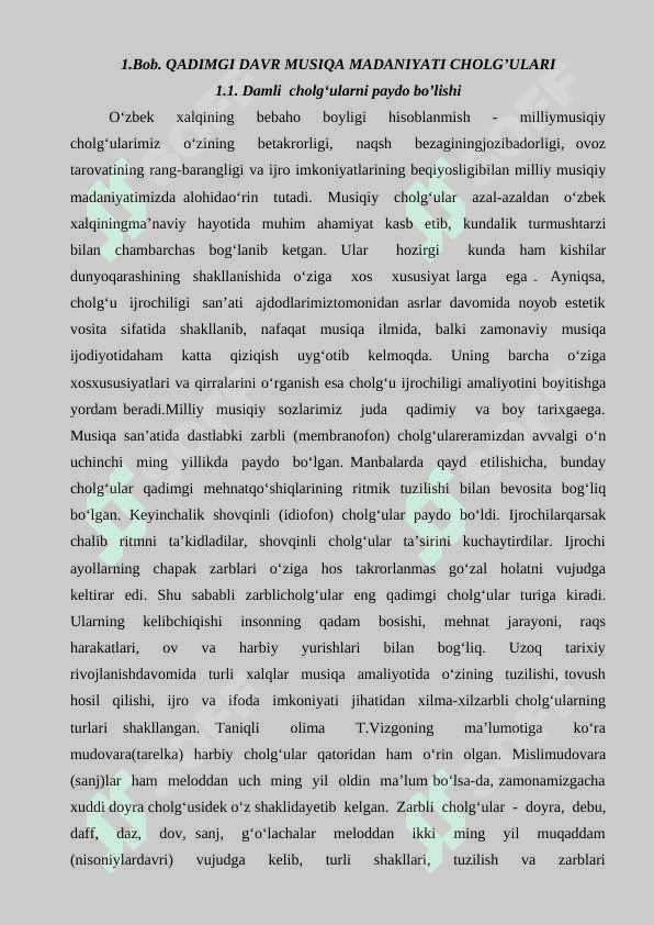 QADIMGI DAVR MUSIQA MADANIYATI CHOLG’ULARI 4