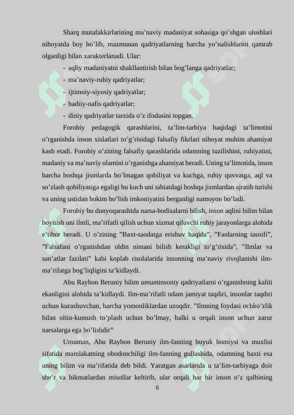 Sharq mutafakkirlarining axloqiy tarbiya haqidagi qarashlari 6