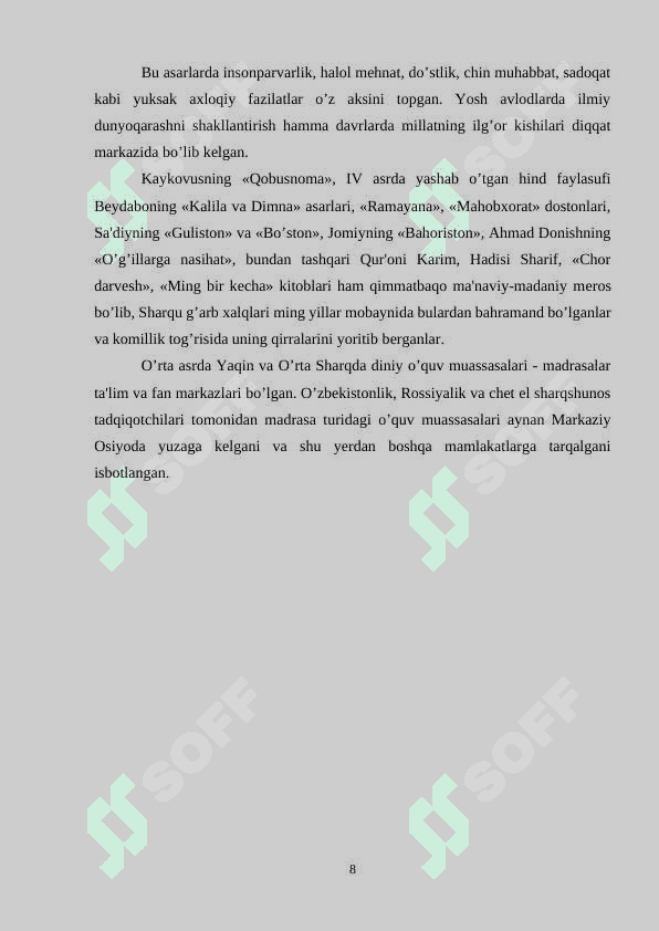 Sharq mutafakkirlarining axloqiy tarbiya haqidagi qarashlari 8