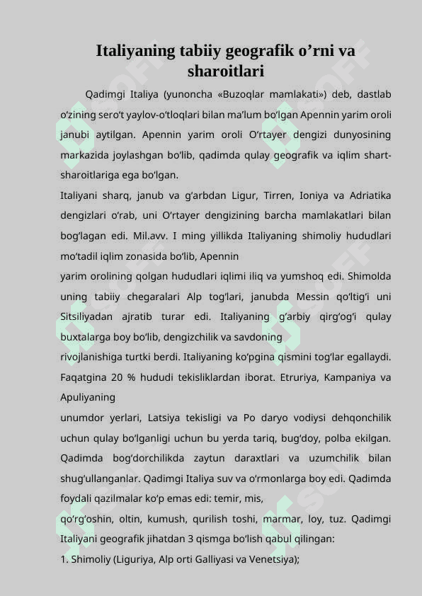 Qadimgi Rim tarixiga kirish 4