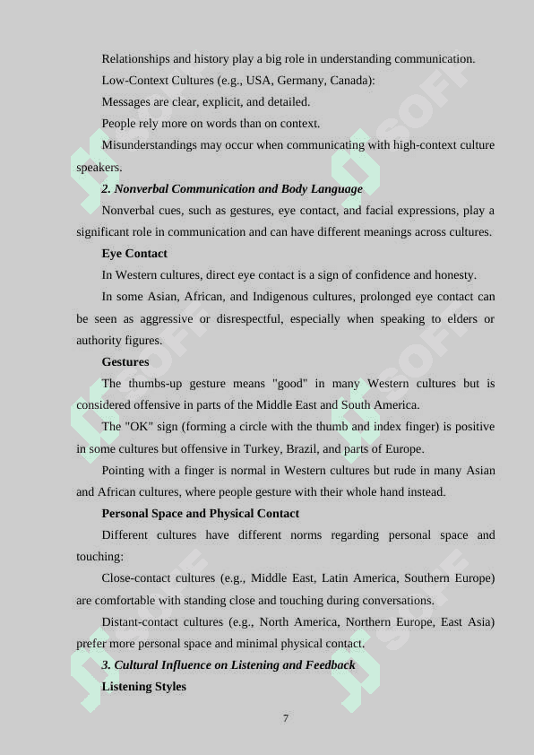 THE ROLE OF CULTURE AND COMMUNICATION IN LEARNING ESL 7