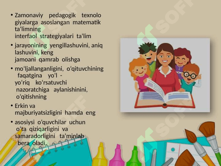 BOSHLANG’ICH SINF MATEMATIKA DARSLARIDA INTERFAOL METODLARDAN FOYDALANISH 5