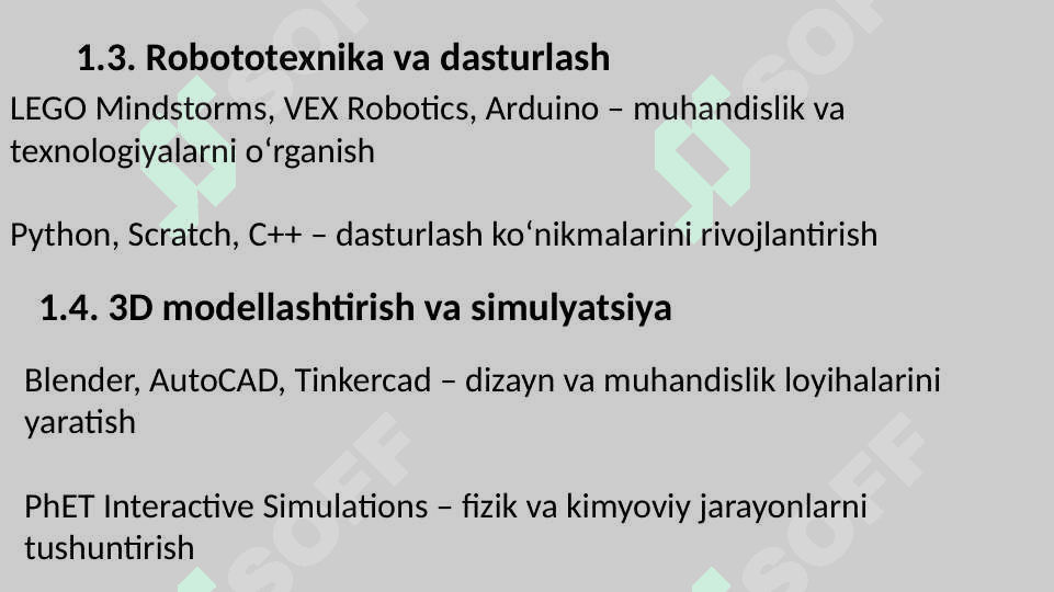 STEAM ta'lim texnologiyasi va loyihalashtirishda axbarot texnologiyalardan foydalanish. 4
