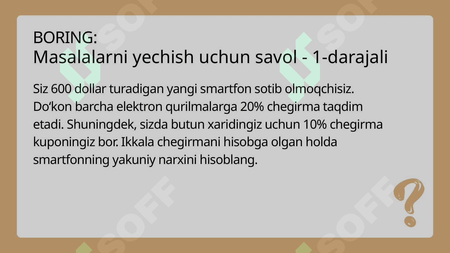 matematik masalalar 8