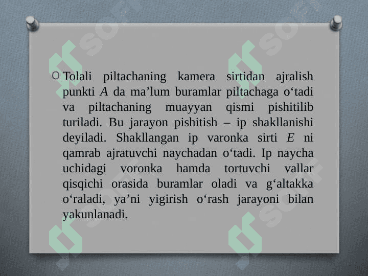 “Schlafhorst”, “Rieter”, “Marzoli” firmalarining pnevmomexanik yigirish mashinalari qiyosiy tahlili 6