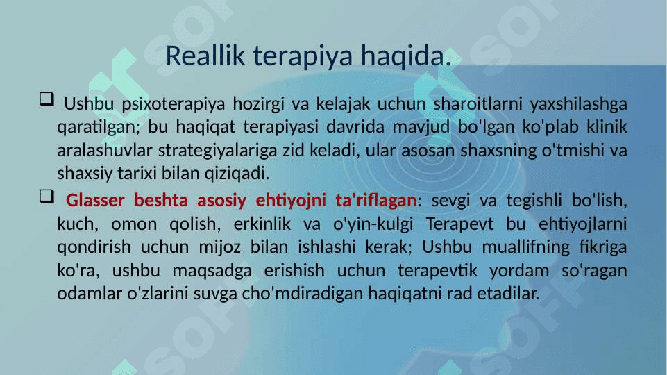 Reallik terapiyasi 3
