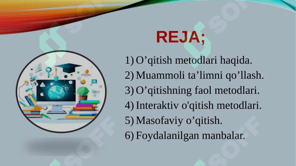 Psixologiya o'qitishning umumiy va maxsus metodikalari. 2