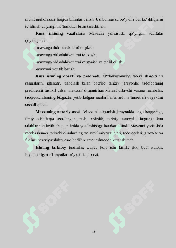 O‘zbekistonning tabiiy sharoiti va resurslarini iqtisodiy baholash 3