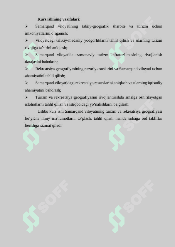 Samarqand viloyati turizm va rekreatsiya geografiyasi 3