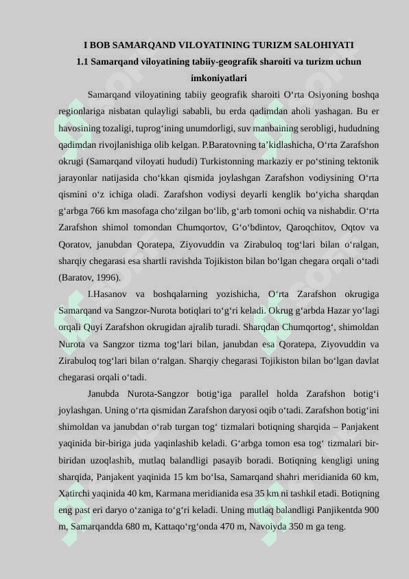 Samarqand viloyati turizm va rekreatsiya geografiyasi 4