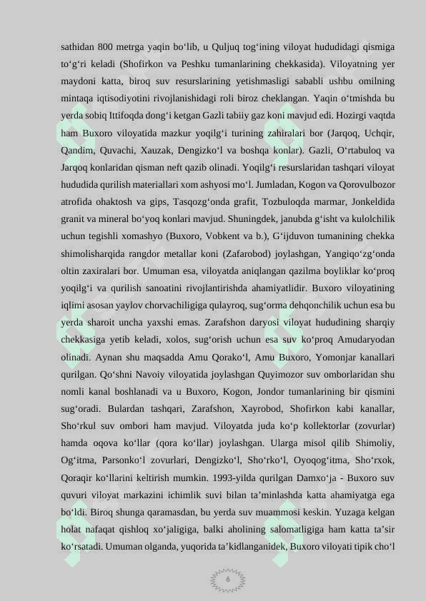 Zarafshon iqtisodiy rayoni qishloq xoʻjaligi 6