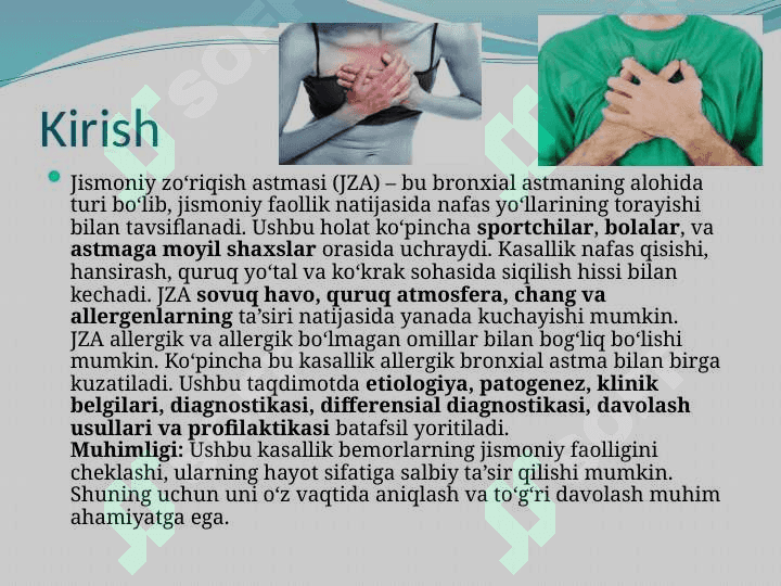 Jismoniy zo'riqish astmasi 2