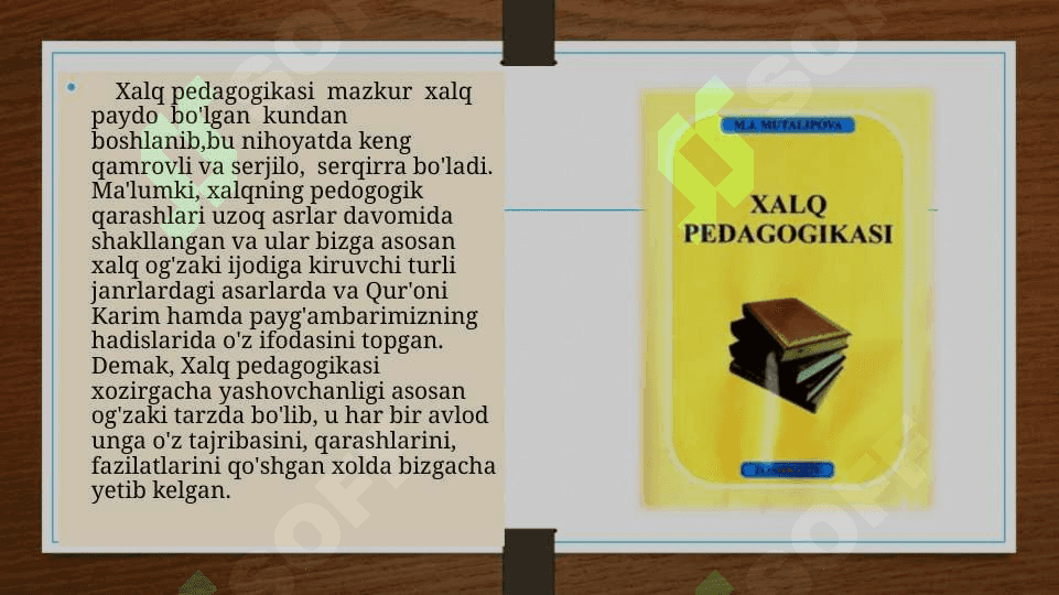Buyuk mutafakkirlar merosi va xalq pedagogikasi 2