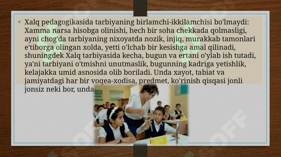 Buyuk mutafakkirlar merosi va xalq pedagogikasi 3