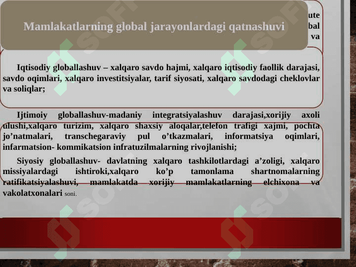 Jahon iqtisodiyotining globallashuv muammolari va ularning guruhlanishi 4
