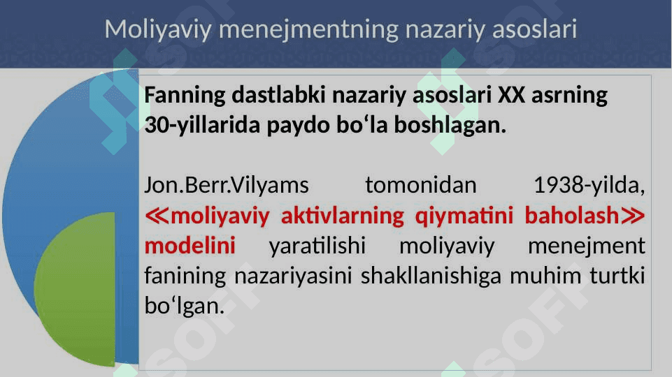 Moliyaviy menejmentning kontseptual asoslari 4