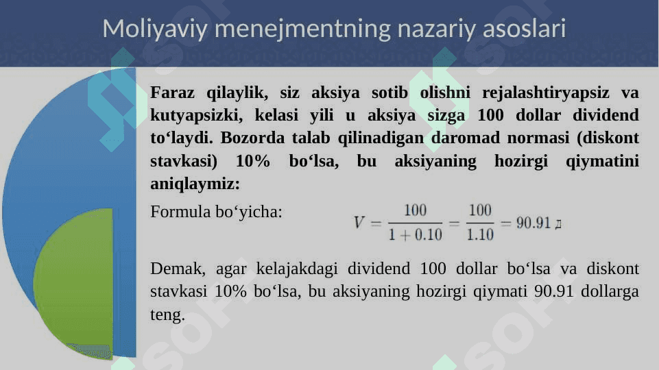 Moliyaviy menejmentning kontseptual asoslari 6