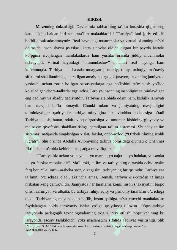 Tarbiya fanining ta'lim jarayonida tutgan o'rni va vazifalari 3