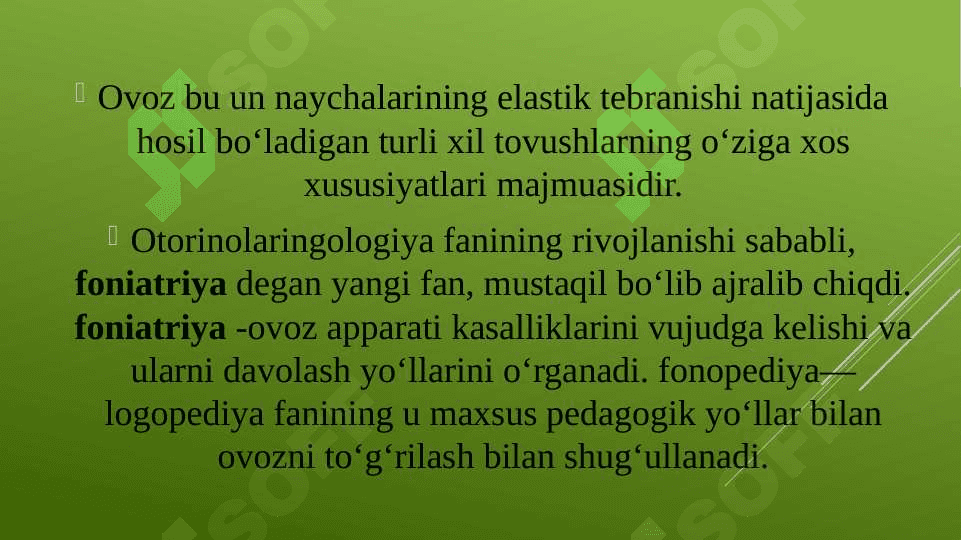 Ovoz buzilishlari  uning sabablari va mexanizmi 2