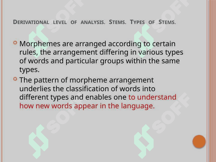 Stems Lecture 3