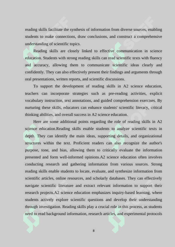 DESIGNING READING TASKS TO DEVELOP PUPIL’S READING SUBSKILLS FOR A2 7