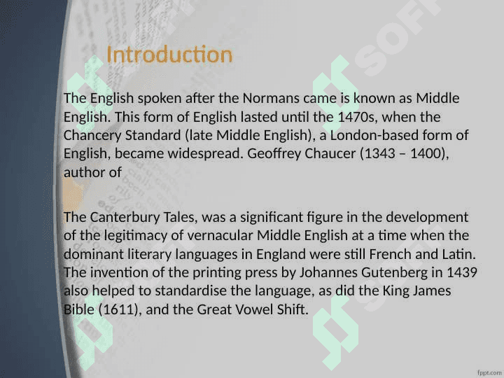 English Literature I Introduction 7