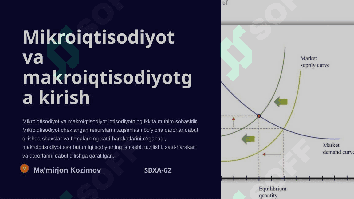 Mikroiqtisodiyot va Makroiqtisodiyotga kirish 2