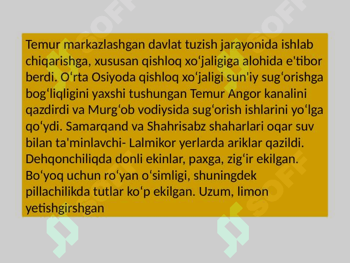Amir Temur va temuriylar davrida madaniyat va sanat 4