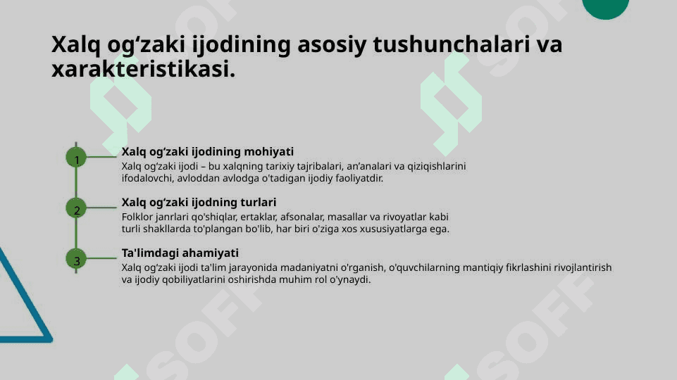 Boshlang‘ich sinflarda xalq og‘zaki ijodiga oid asarlar ustida ishlash darslarini kuzatish va didaktik materiallarning ahamiyatini tahlil qilish 3