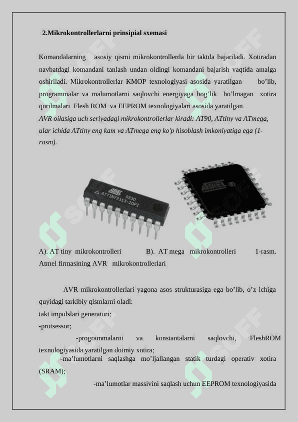 Mikrokontrollerlarni prinsipial sxemasini ishlab chiqish 3