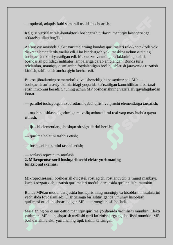 Mikroprotsessorli elektr yuritmalar 3