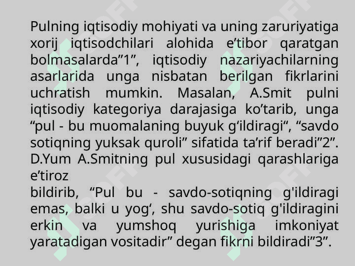 Pul va kredit   faniga kirish. Faning predmeti, maqsadi va vazifalari 4