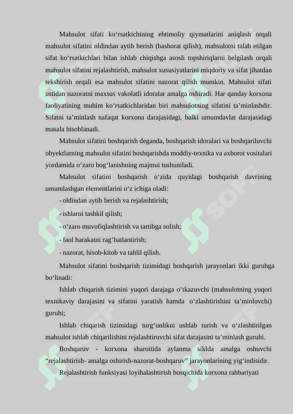 MAHSULOTLARNING SIFATI HAQIDA TUSHUNCHA 7