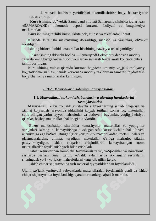 Materiallar hisobining nazariy asoslari 4