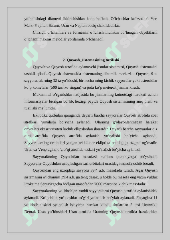 O‘lchamlarni aniqlash 3
