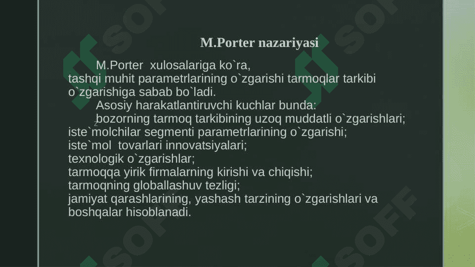 TARMOQDAGI UMUMIY VAZIYAT VA RAQOBAT TAHLILI 8