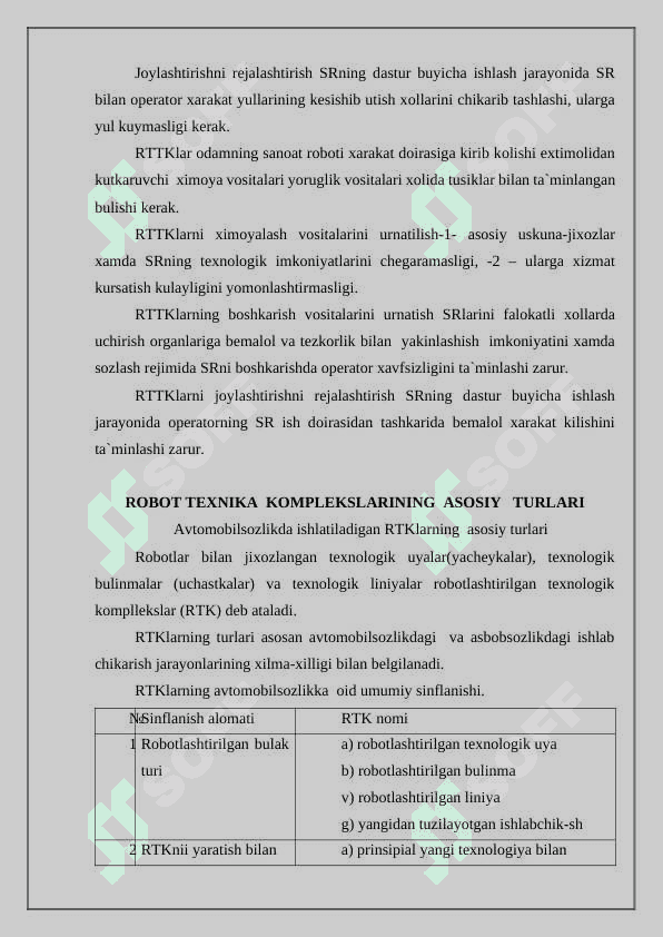 Sanoat korxonalarida mobil Robotlar foydalanish. 3