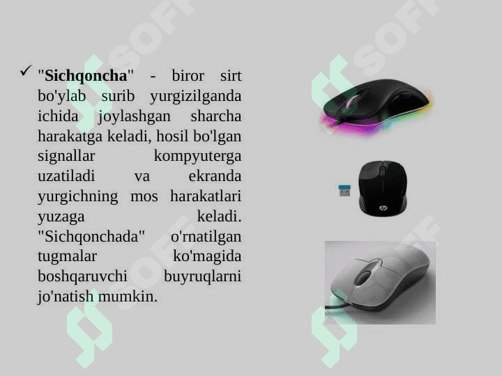 Kompyuterga qo’shimcha yangi texnik qurilmalarni ulash. 4