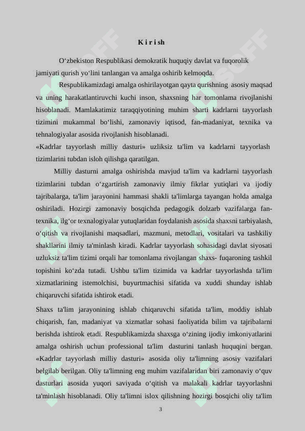 Butun sonlar halqasida taqqoslamalar va ularning xossalari.Chegirmalar sinfi halqasi 3