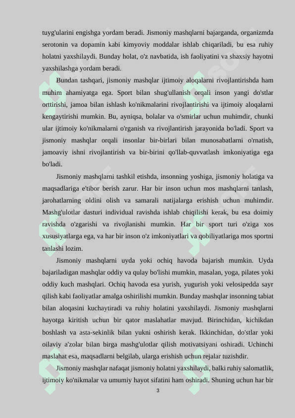 Jismoniy mashqlar jismoniy asosiy vositasi sifatida. 3