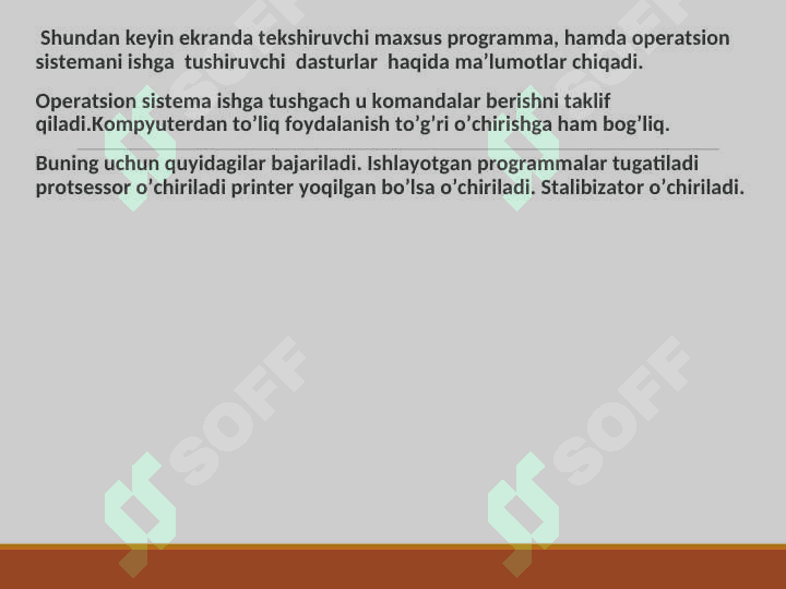 Komputerning qo’shimcha qurilmalari va        vazifalari 6