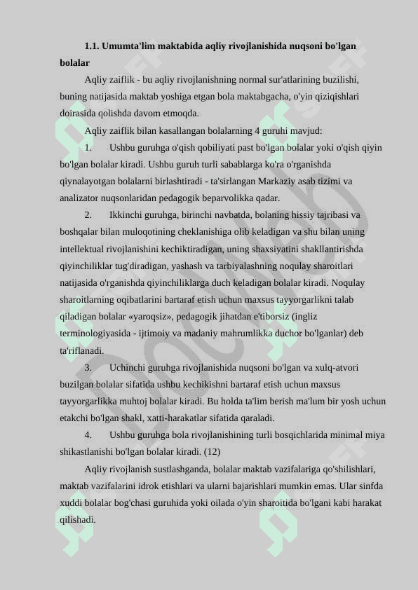 Aqliy rivojlanishida nuqsoni bo'lgan boshlangich sinf oquvchilarda izchil yozma nutqni shakllantirish 5