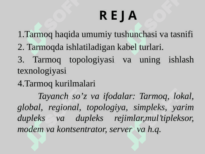 KOMPYUTER TARMOQLARI VA ULARNING AHAMIYUTIKOMPYUTER TARMOQLARI VA ULARNING AHAMIYUTI 2