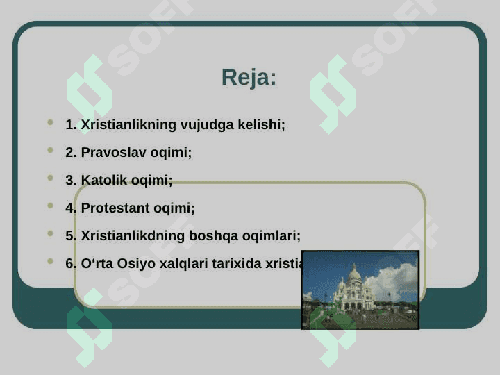 Xristianlik dini tarixi 2