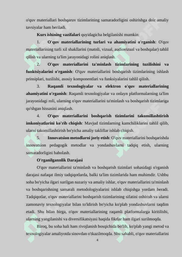 O'QUV MATERIALLARINI TA'MINLASH VA BOSHQARISH TIZIMLARI 4